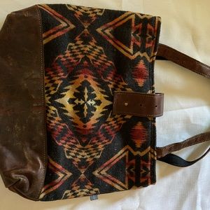 Vintage wool bag